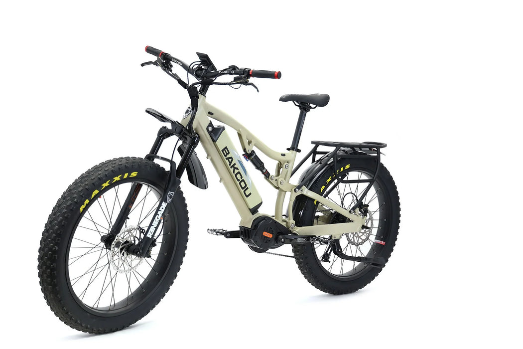 Bakcou Storm 1000W Full Suspension Powerful Fat Tire Electric Bike