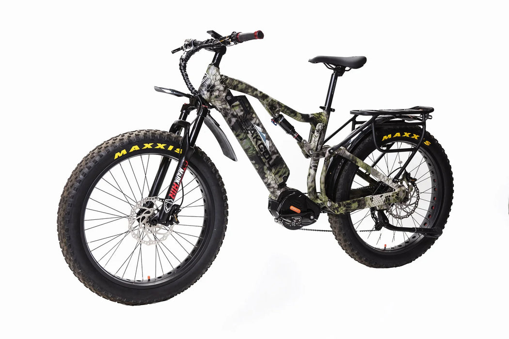 Bakcou Storm 1000W Full Suspension Powerful Fat Tire Electric Bike