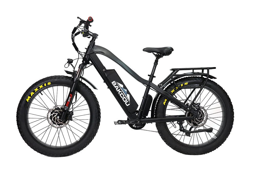 Bakcou Kodiak AWD Dual-Hub 500W Motor Fat Tire Hunting Electric Bike