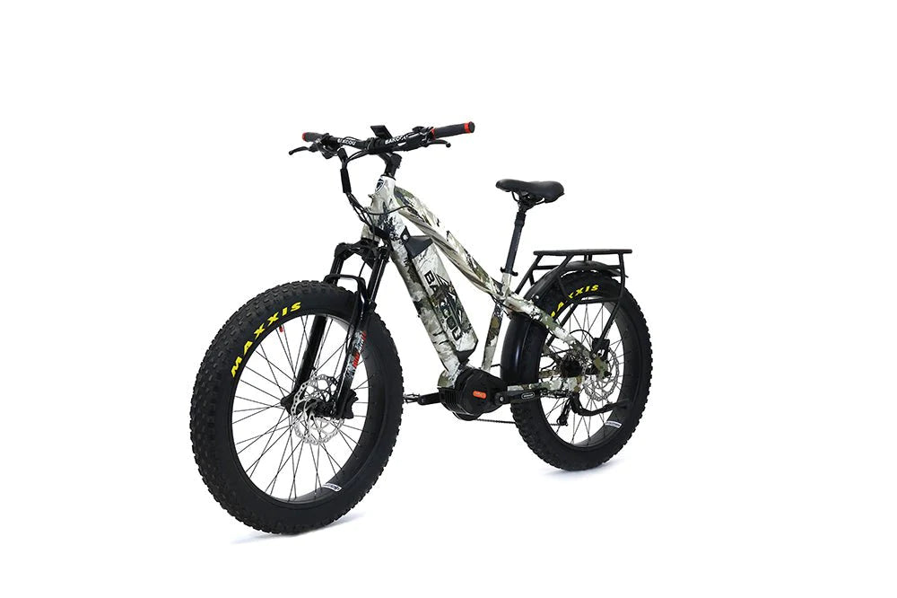 Bakcou Mule 1000W Fat Tire Electric Mountain Bike Bafang Ultra Mid Drive Motor