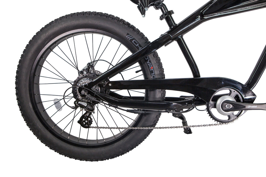 GlareWheel Electric Bike Fat Tire 750W Cruiser EB-CH