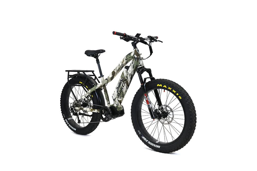 Bakcou Mule 1000W Fat Tire Electric Mountain Bike Bafang Ultra Mid Drive Motor