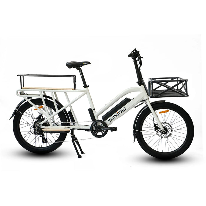 Eunorau MAX-CARGO 2.0 24' Wheel 48V 750W Long Trail Cargo Electric Bike