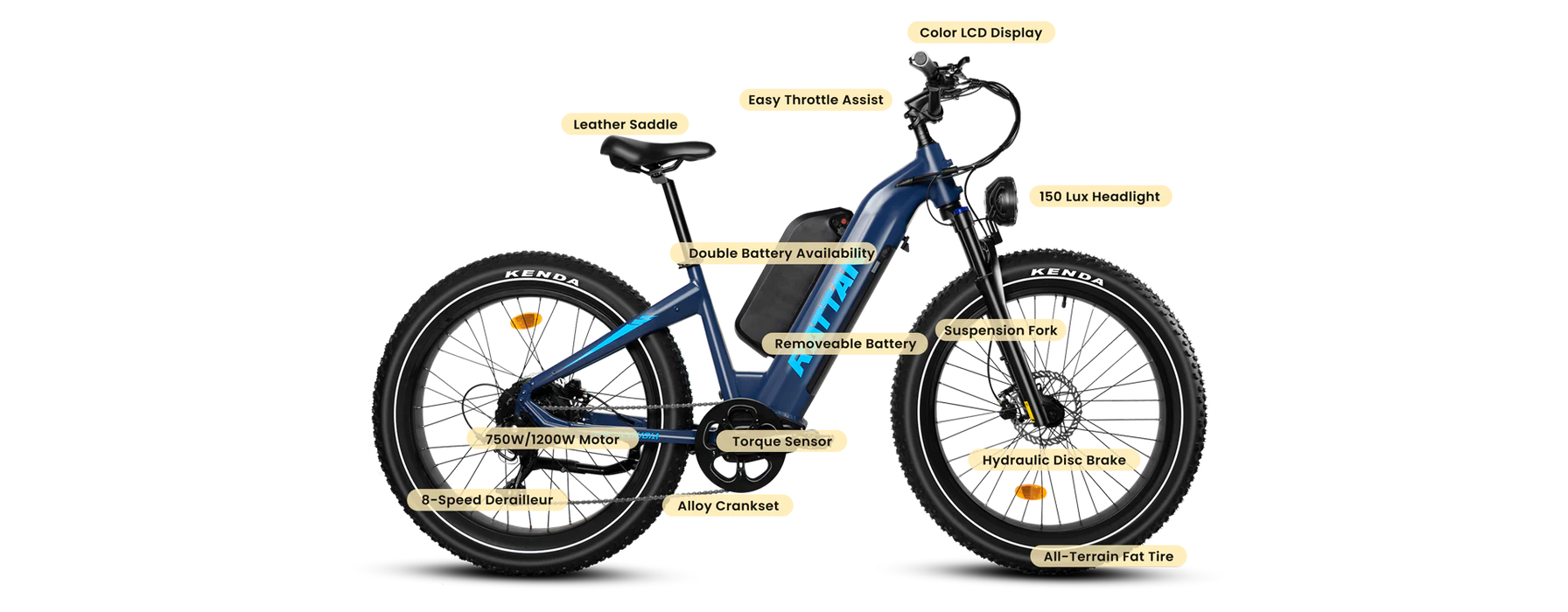 Rattan Sequoia Fat Tire Electric Bike RSQ