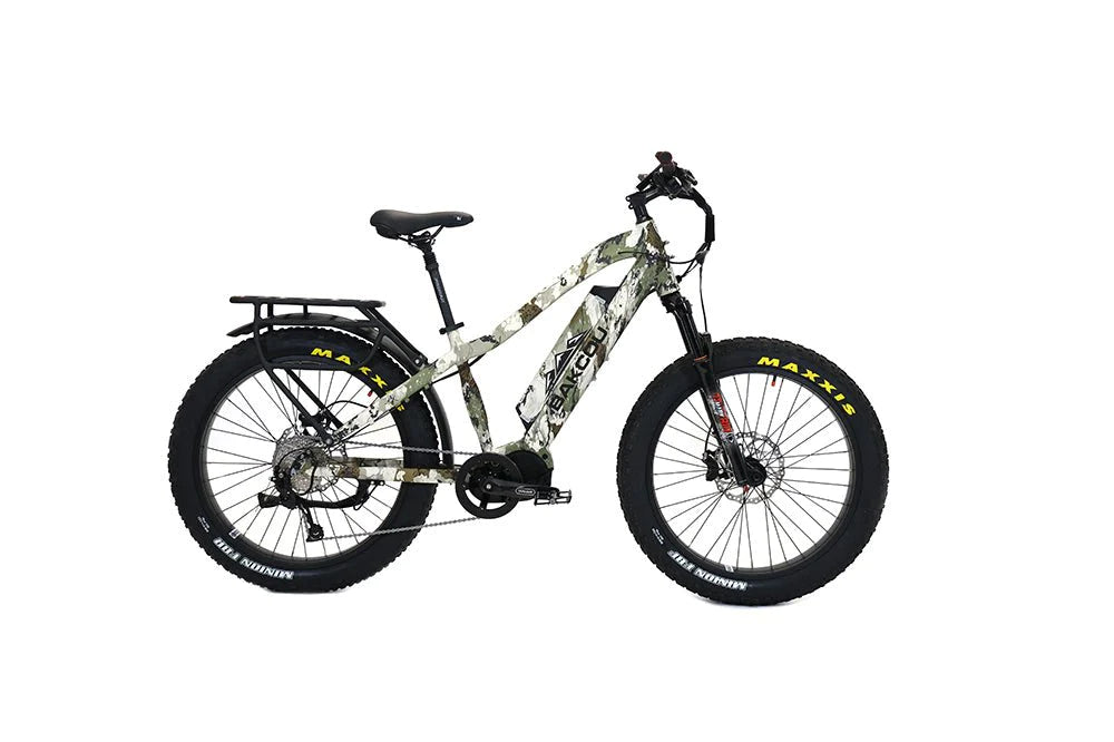 Bakcou Mule 1000W Fat Tire Electric Mountain Bike Bafang Ultra Mid Drive Motor