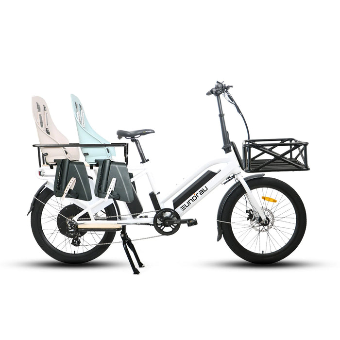 Eunorau MAX-CARGO 2.0 24' Wheel 48V 750W Long Trail Cargo Electric Bike