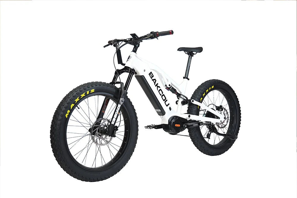 Bakcou Scout 1500W Full Suspension Fat Tire Mountain Electric Bike