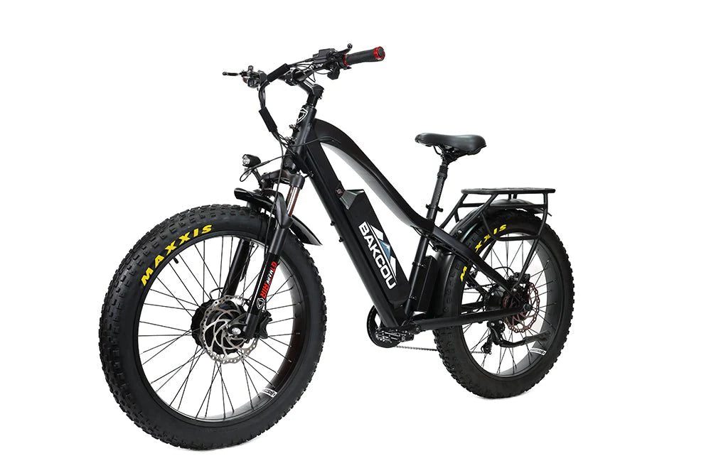 Bakcou Kodiak AWD Dual-Hub 500W Motor Fat Tire Hunting Electric Bike