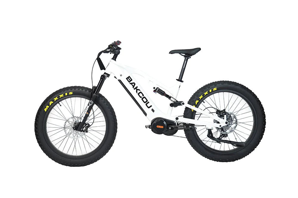 Bakcou Scout 1500W Full Suspension Fat Tire Mountain Electric Bike