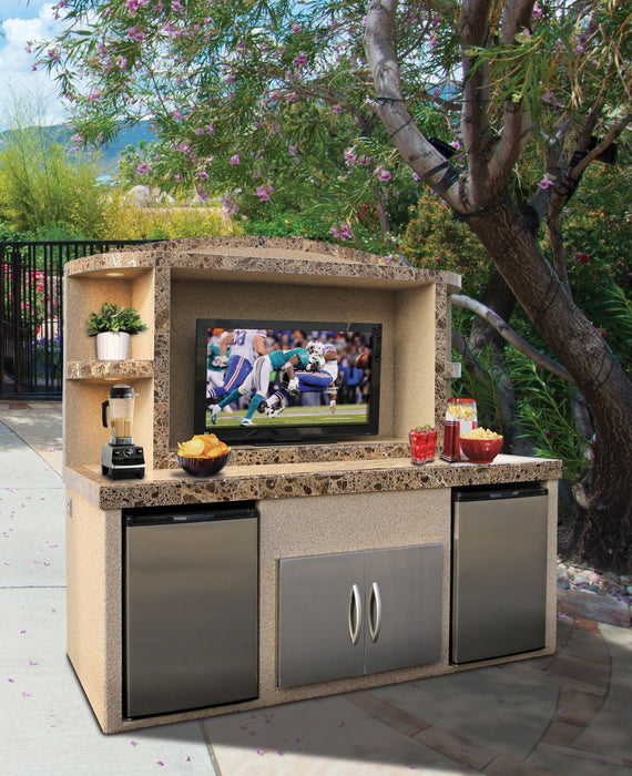 Cal Flame Outdoor Entertainment Center ODC-1