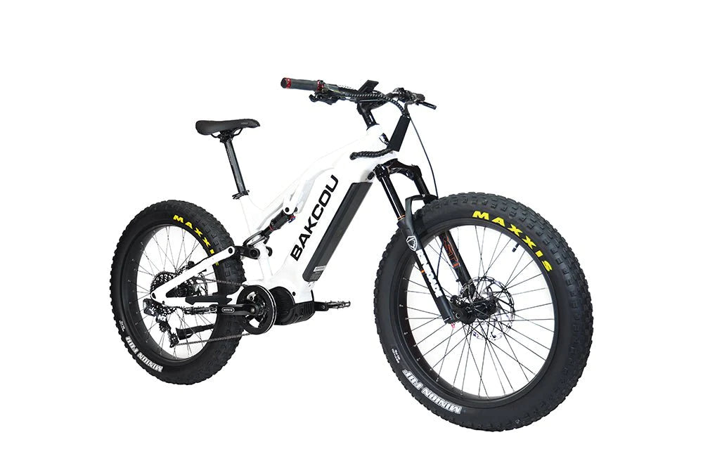 Bakcou Scout 1500W Full Suspension Fat Tire Mountain Electric Bike