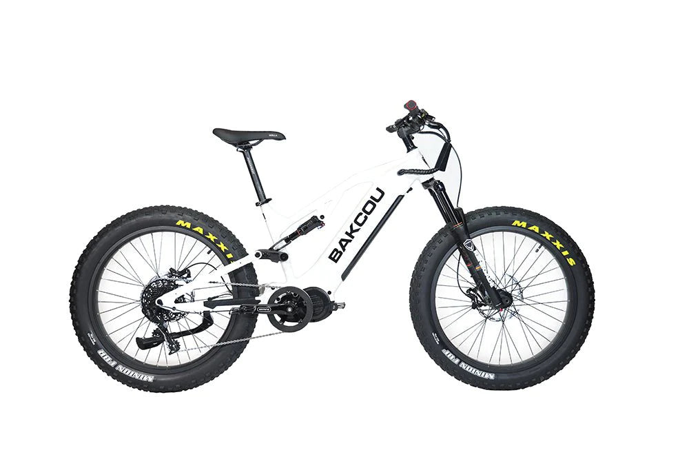 Bakcou Scout 1500W Full Suspension Fat Tire Mountain Electric Bike