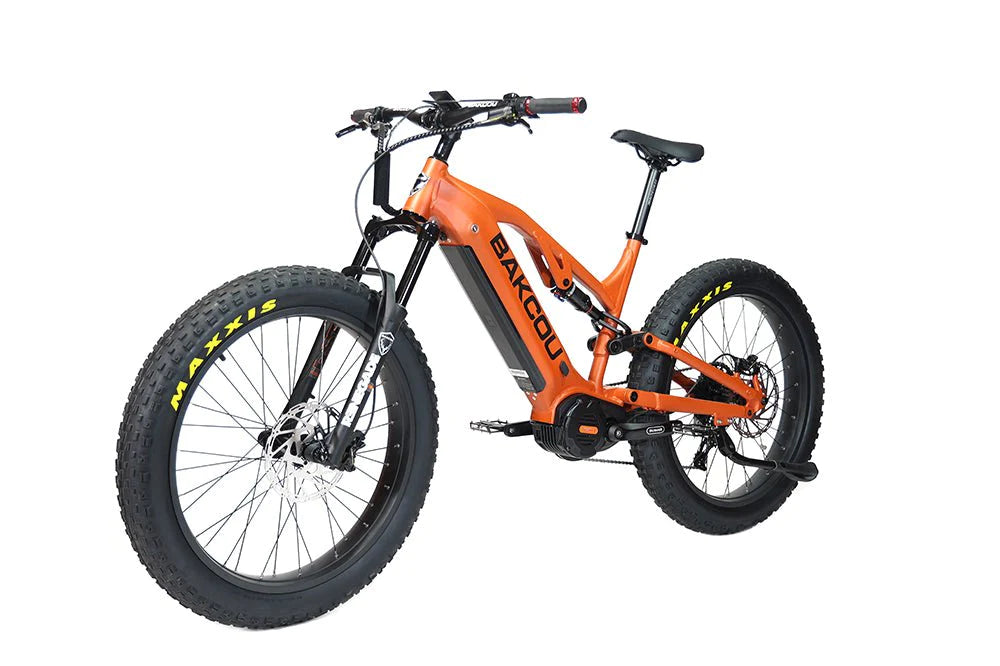 Bakcou Scout 1500W Full Suspension Fat Tire Mountain Electric Bike