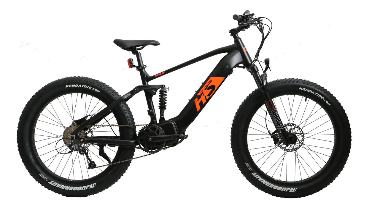 Eunorau FAT-HS 48V 1000W Dual Battery All Terrain Full Suspension Electric Bike