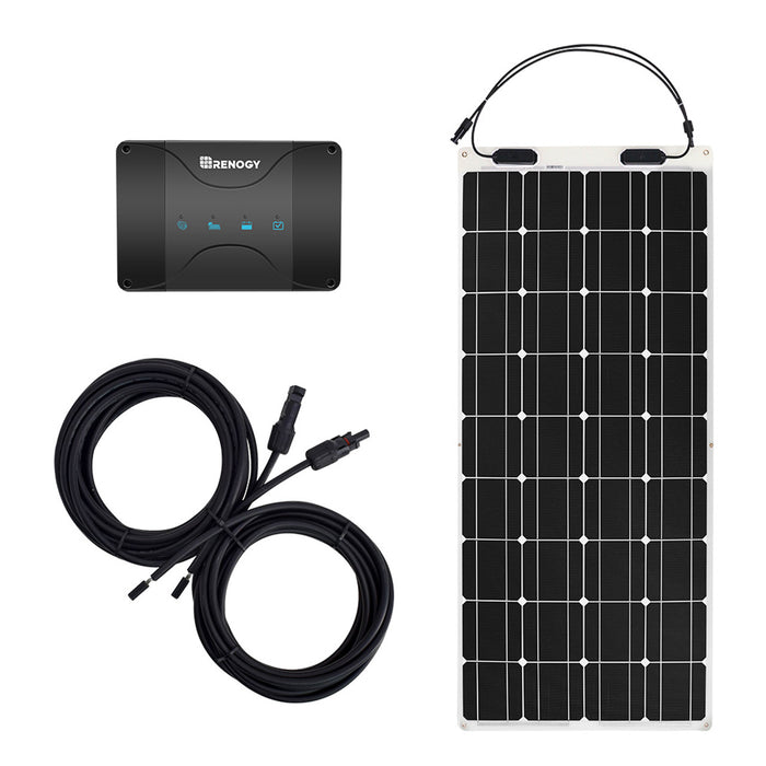 Renogy 12V 30A Dual Battery Charging 100W Solar Flex Bundle