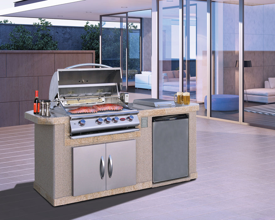 Cal Flame 7' Bistro Barbecue Outdoor Kitchen BBK-701