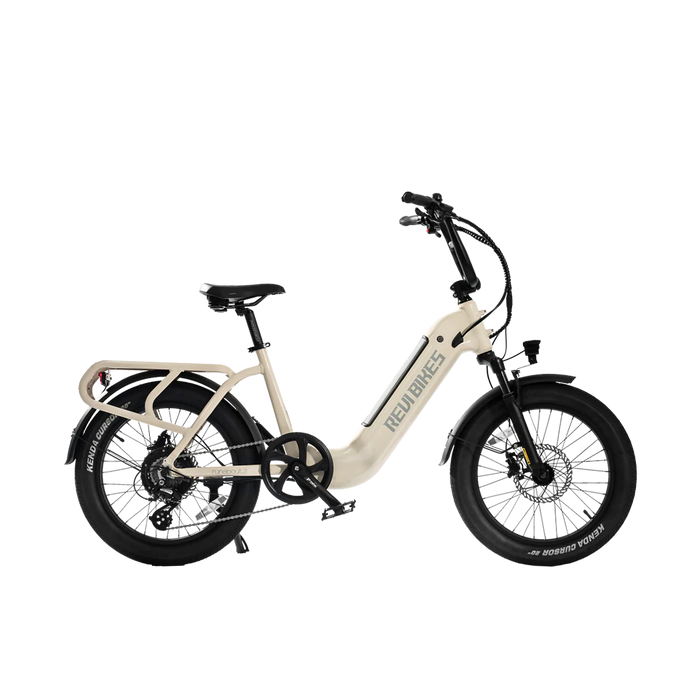 Revi Bikes 52V 750W Runabout.2 Step-Thru City Utility Commute Cargo Electric Bike