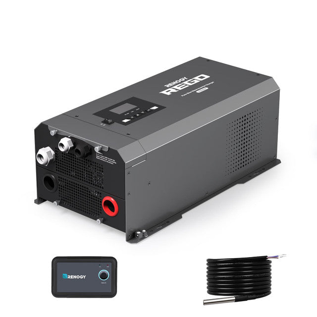 Renogy REGO 12V 3000W Pure Sine Wave Inverter Charger With LCD Display