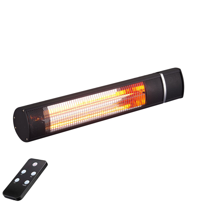 RADtec G15R - 25" Golden Tube Electric Infrared Patio Heater (1500W/110V)