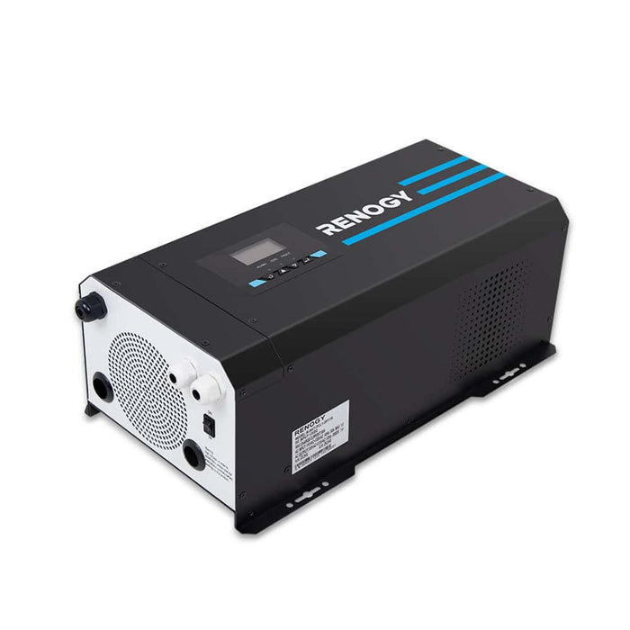 Renogy 3000W 12V Pure Sine Wave Inverter Charger With LCD Display