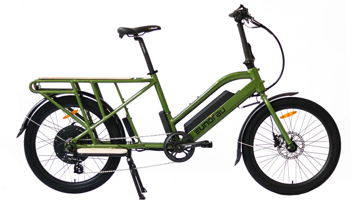 Eunorau MAX-CARGO 2.0 24' Wheel 48V 750W Long Trail Cargo Electric Bike