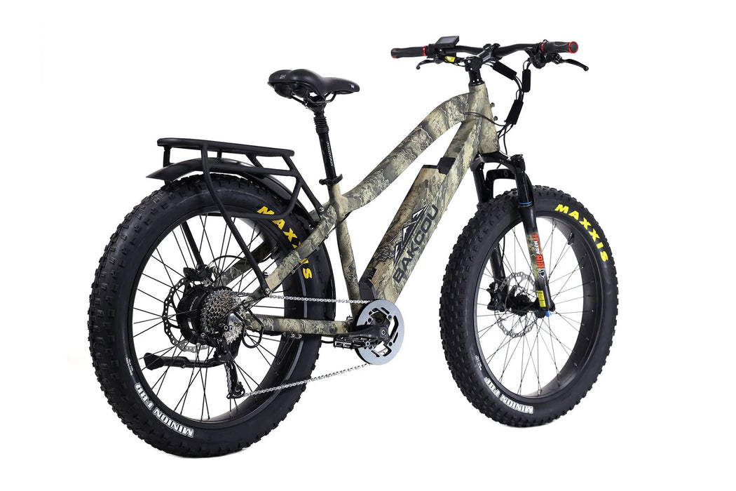 Bakcou Flatlander 750W Bafang Rear Hub Motor Fat Tire Electric Bike