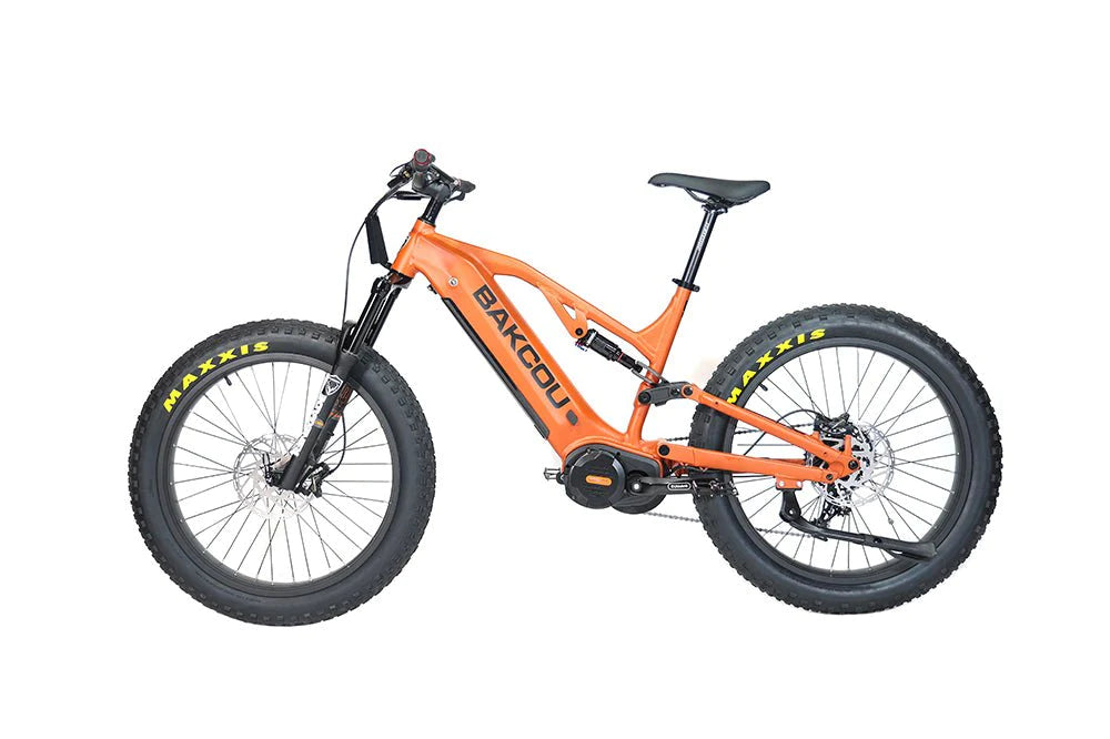 Bakcou Scout 1500W Full Suspension Fat Tire Mountain Electric Bike