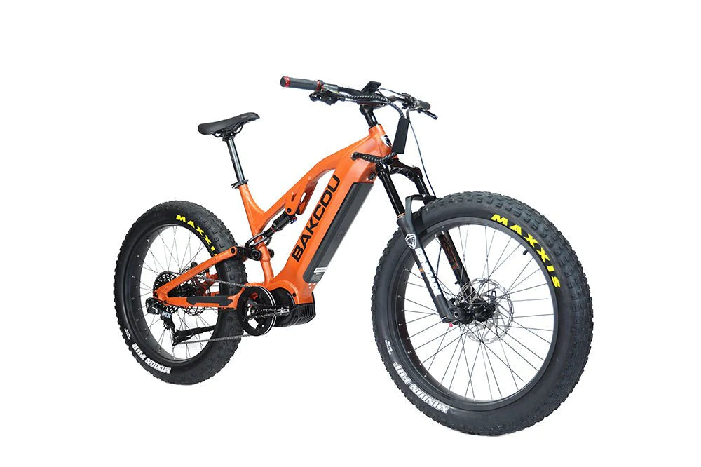 Bakcou Scout 1500W Full Suspension Fat Tire Mountain Electric Bike