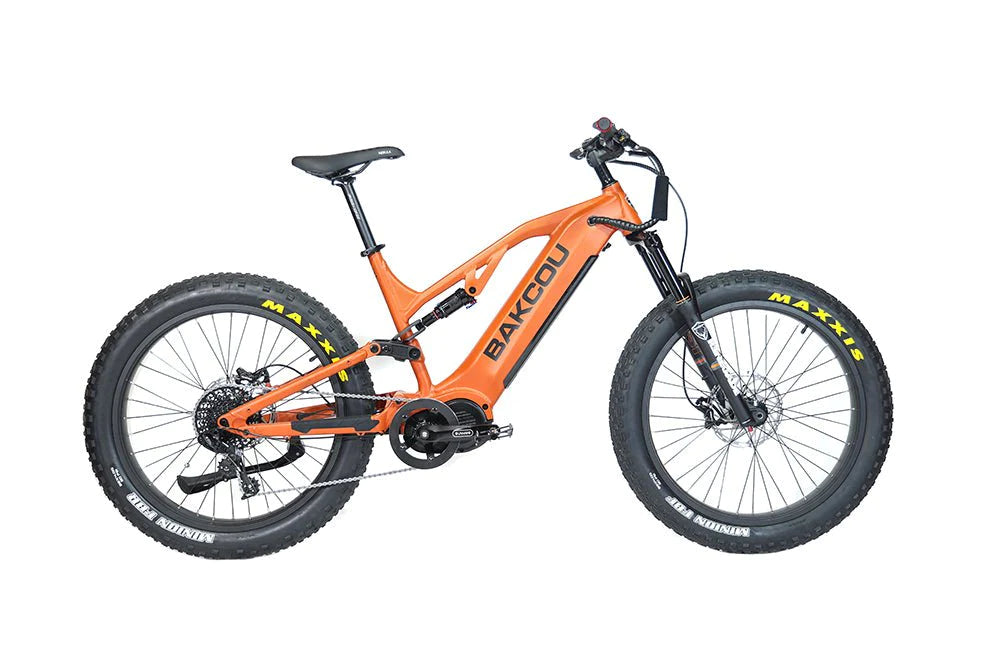 Bakcou Scout 1500W Full Suspension Fat Tire Mountain Electric Bike