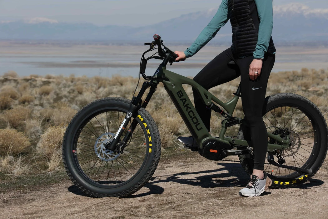 Bakcou Scout 1500W Full Suspension Fat Tire Mountain Electric Bike