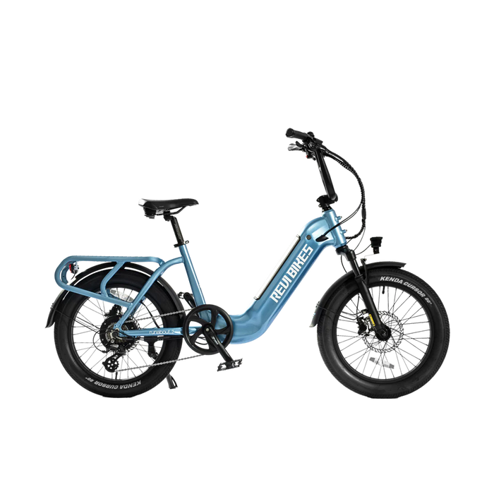 Revi Bikes 52V 750W Runabout.2 Step-Thru City Utility Commute Cargo Electric Bike