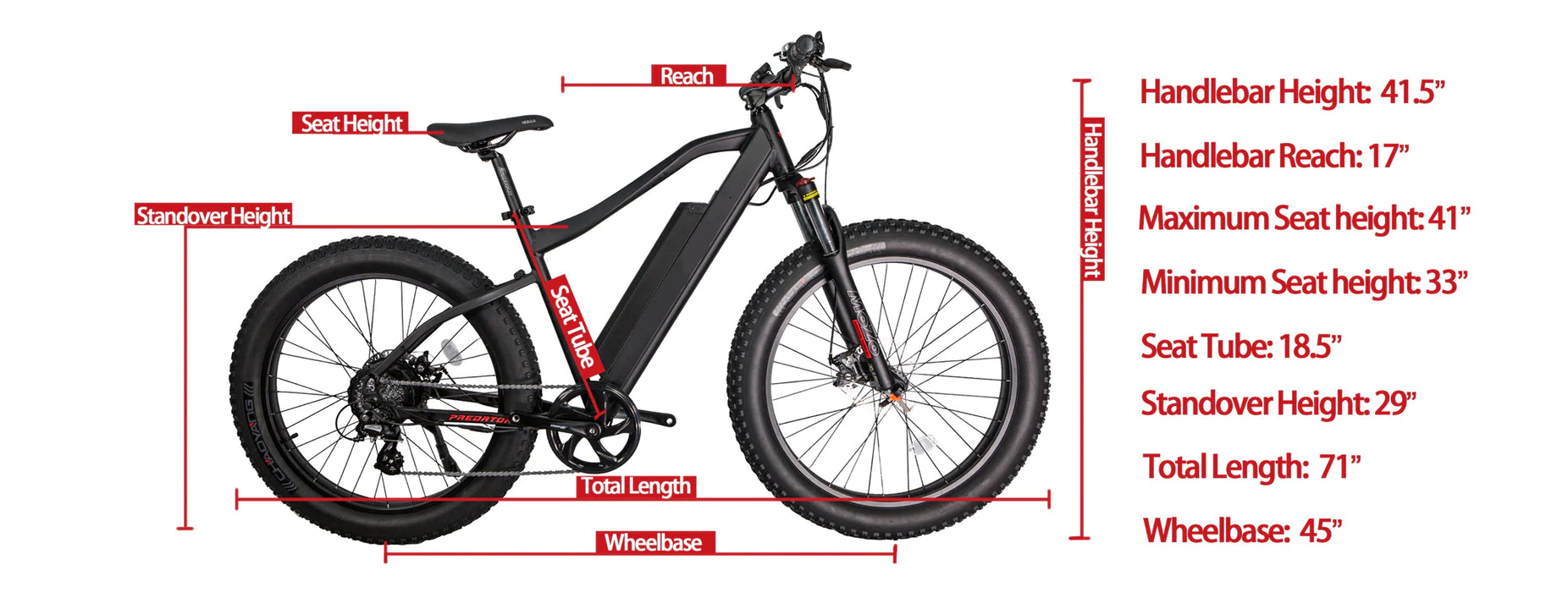 GlareWheel Fat Tire Electric Mountain Bike EB-PR