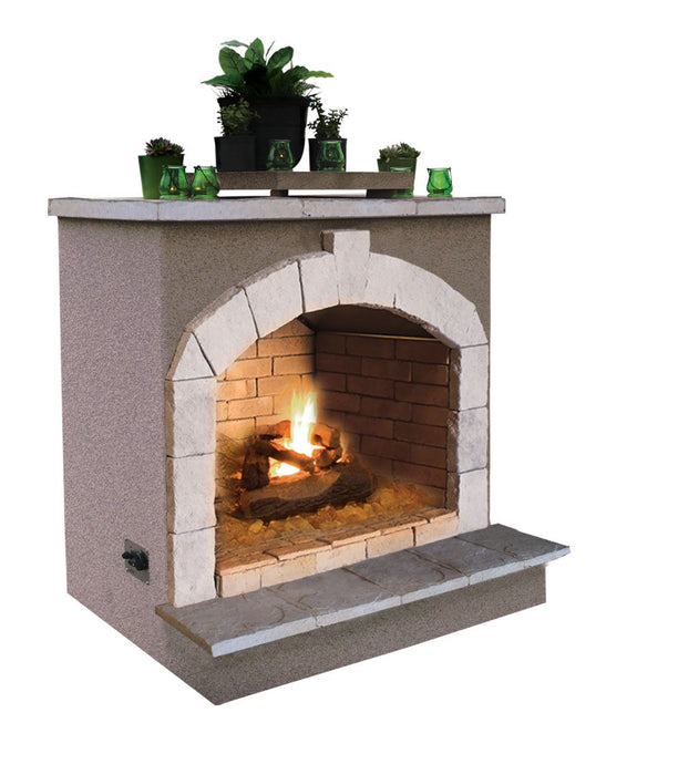 Cal Flame 48" x 38" x 59" Outdoor Fireplace FRP906-2