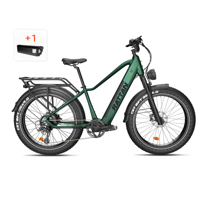 Rattan Pathfinder Step-Over All Terrain Electric Bike RP