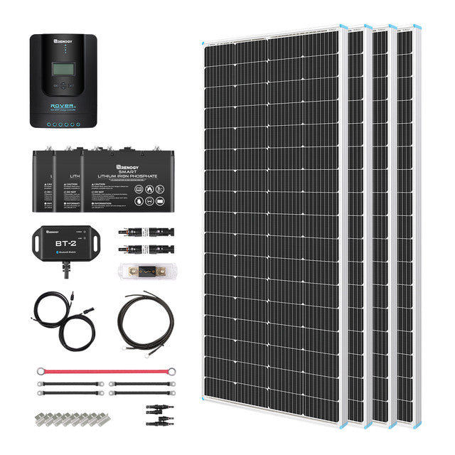 Renogy 800W 12V General Off-Grid Solar Kit With 60A Charger Controller