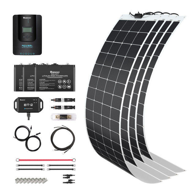 Renogy 800W 12V General Off-Grid Solar Kit With 60A Charger Controller