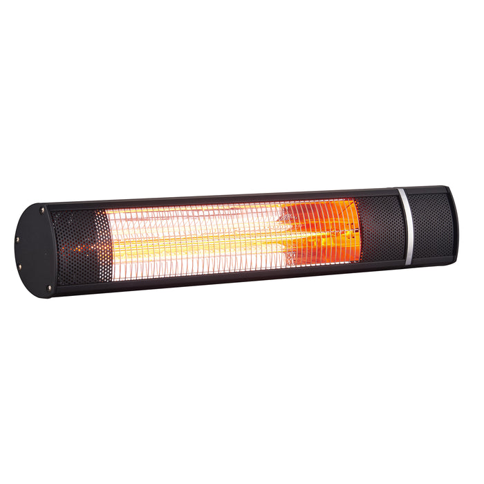 RADtec G15R - 25" Golden Tube Electric Infrared Patio Heater (1500W/110V)