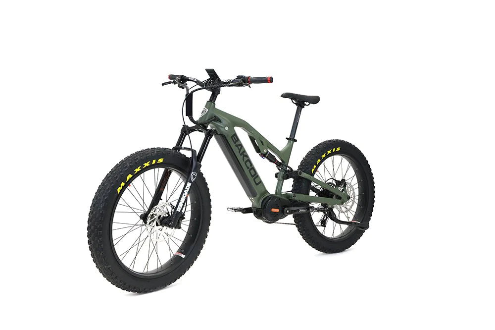 Bakcou Scout 1500W Full Suspension Fat Tire Mountain Electric Bike