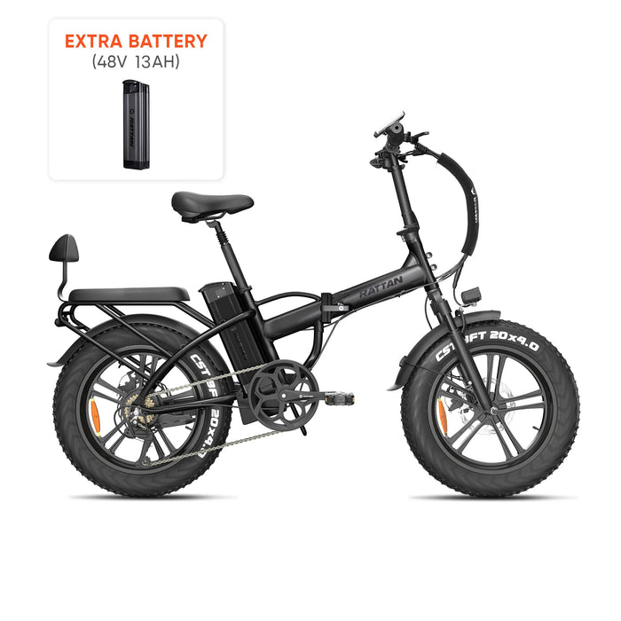 Rattan LM-750W Pro Foldable Fat Tire Electric Bike RAT-LM