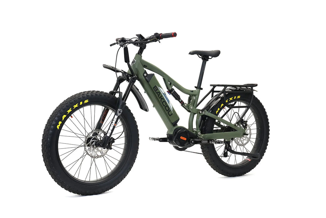 Bakcou Storm 1000W Full Suspension Powerful Fat Tire Electric Bike