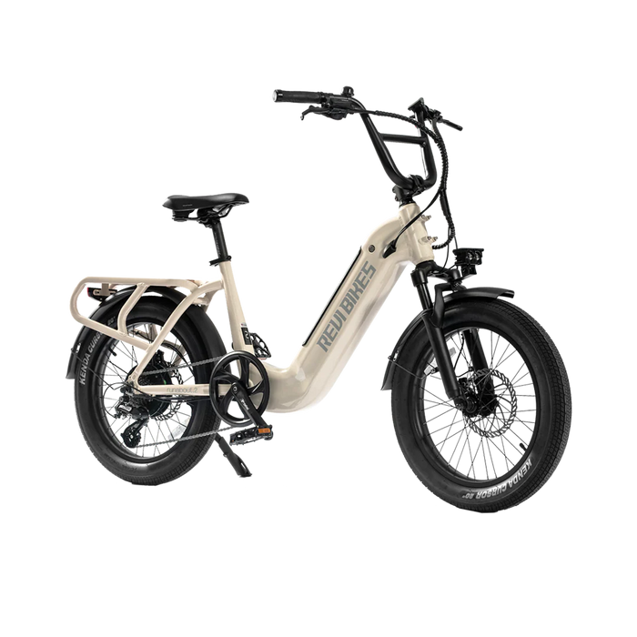 Revi Bikes 52V 750W Runabout.2 Step-Thru City Utility Commute Cargo Electric Bike