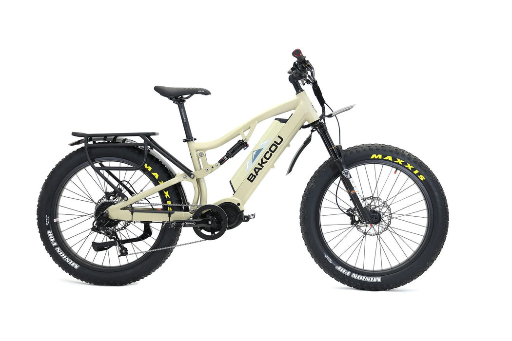 Bakcou Storm 1000W Full Suspension Powerful Fat Tire Electric Bike