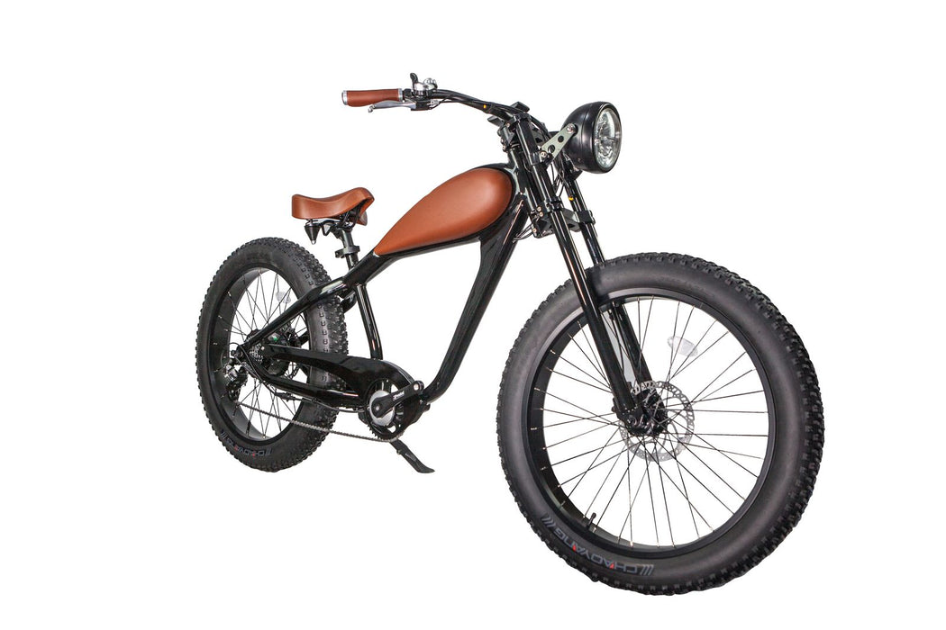 GlareWheel Electric Bike Fat Tire 750W Cruiser EB-CH