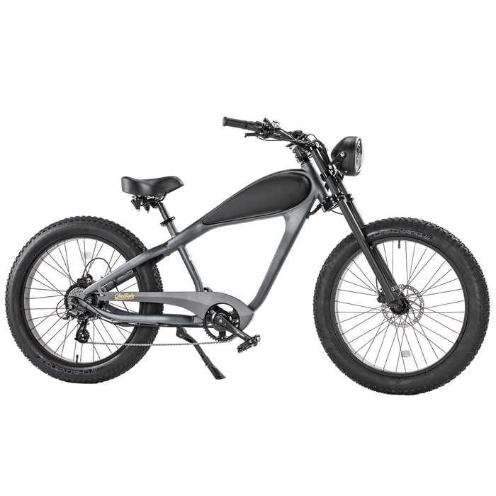 GlareWheel Electric Bike Fat Tire 750W Cruiser EB-CH