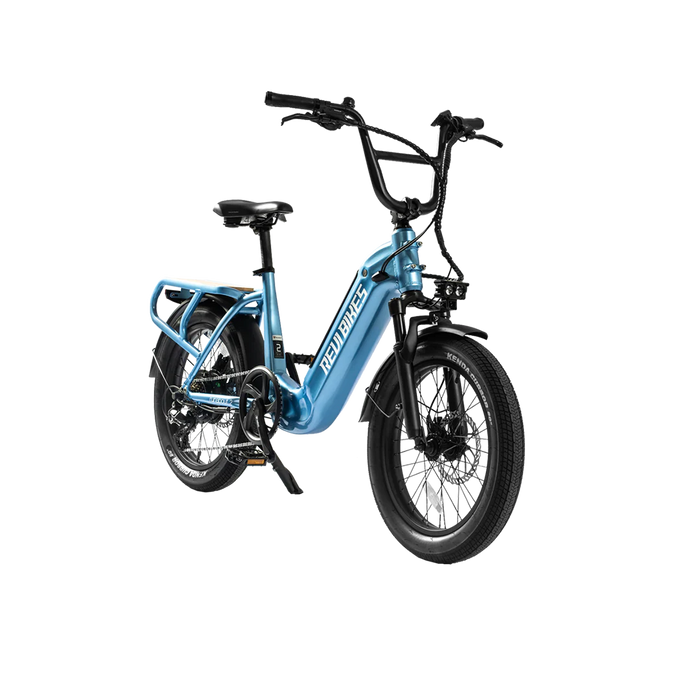 Revi Bikes 52V 750W Runabout.2 Step-Thru City Utility Commute Cargo Electric Bike