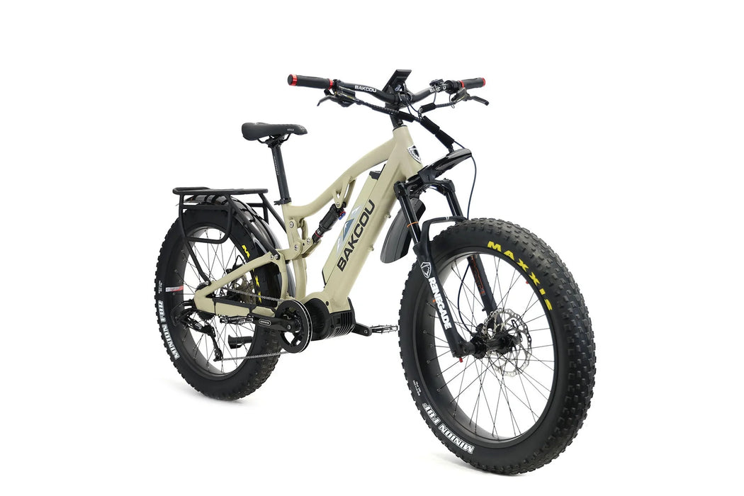 Bakcou Storm 1000W Full Suspension Powerful Fat Tire Electric Bike