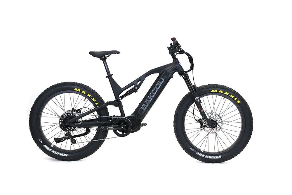 Bakcou Scout 1500W Full Suspension Fat Tire Mountain Electric Bike