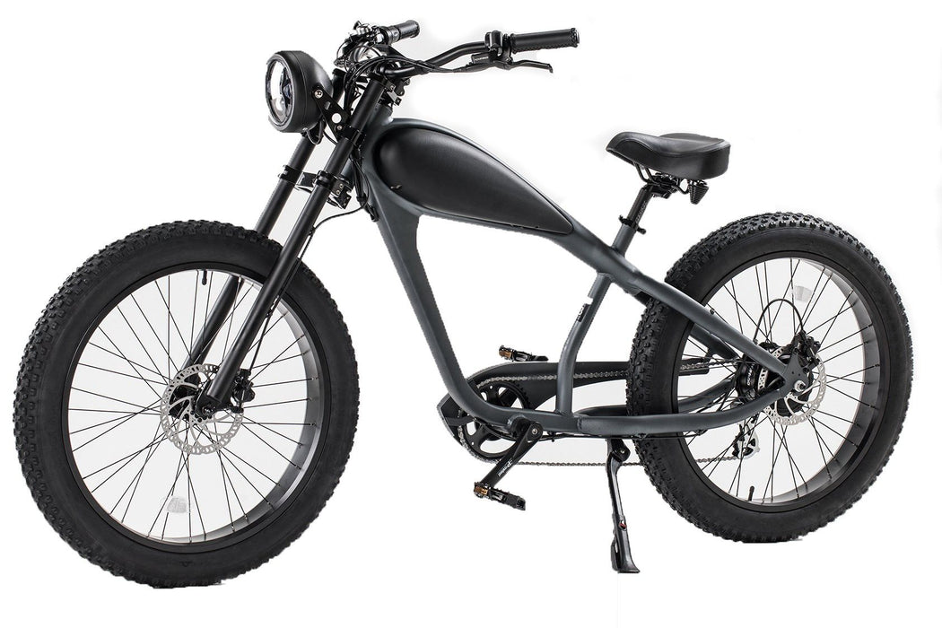 GlareWheel Electric Bike Fat Tire 750W Cruiser EB-CH