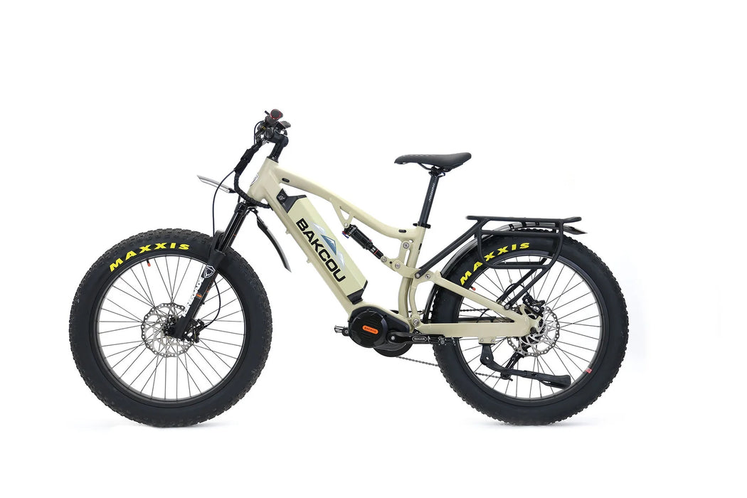 Bakcou Storm 1000W Full Suspension Powerful Fat Tire Electric Bike