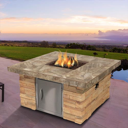 Cal Flame 48” x 48” x 25” Outdoor Fire Pit FPT-S301M